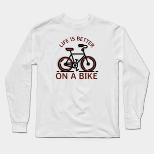 bicyclist Long Sleeve T-Shirt